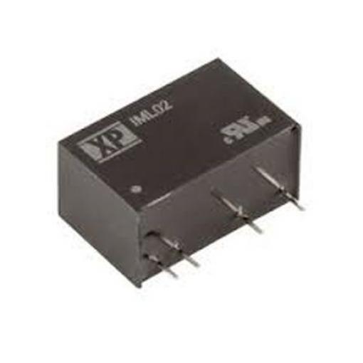 XP Power Měnič DC/DC IML02, výstup: ±12 V 4 kV ac, Vin 13.2V dc 83 mA, Vin 10.8V 2 W -40 °C 85 °C Průchozí otvor