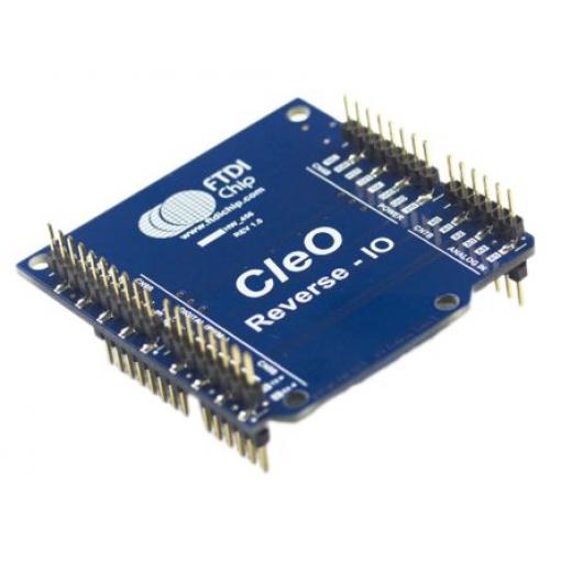 Deska rozhraní Bridgetek CleO Reverse I/O, klasifikace: Deska adaptéru, pro použití s: Arduino