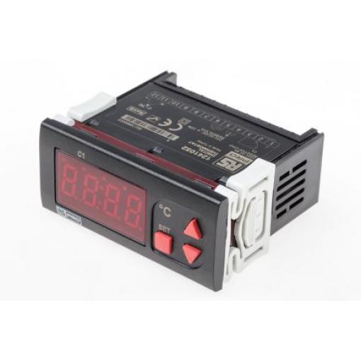 RS PRO Regulátor teploty s vypínačem, řada: ET2001 Montáž do panelu, 50 °C, 0 °C 1, počet výstupů: 1, výstup: Relé 230V