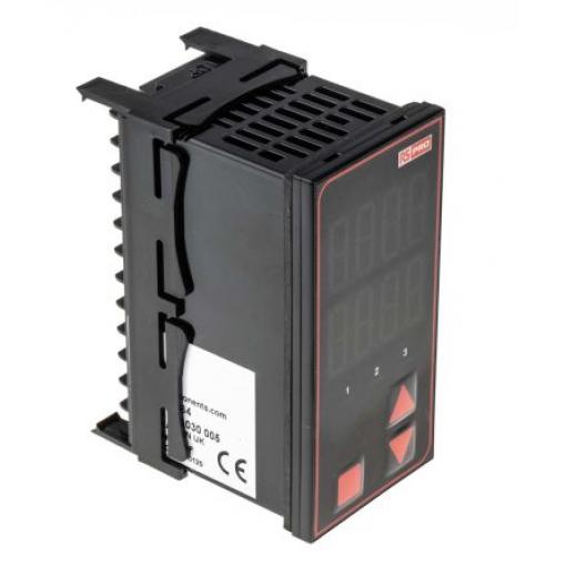 RS PRO PID regulátor teploty, řada: MV08 Montáž do panelu, 55 °C, 0 °C, počet výstupů: 3, výstup: Relé 240V ac, typ