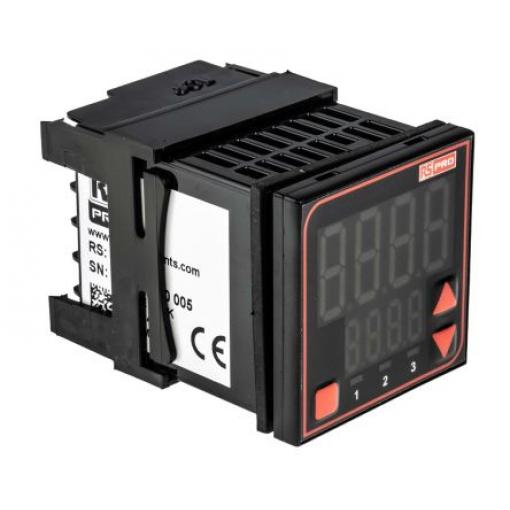 RS PRO PID regulátor teploty, řada: MV16 Montáž do panelu, 55 °C, 0 °C, počet výstupů: 3, výstup: Relé 24V ac, typ