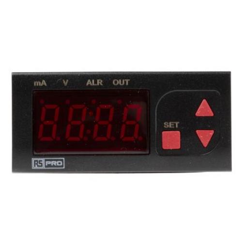 RS PRO Indikátor teploty, řada: EI2041 Montáž do panelu, 50 °C, 0 °C 4, počet výstupů: 5 253V ac
