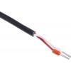 Snímač teploty NTC Silikonový kabel, Nerezová ocel (plášť) RS PRO 60 °C 150 °C 6 mm