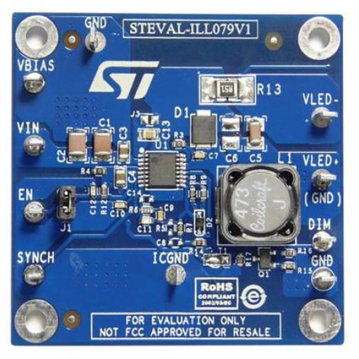 STMicroelectronics Vyhodnocovací sada LED STEVAL-ILL079V1, LED ovladač, STEVAL, LED6000 Vyhodnocovací deska, pro použití