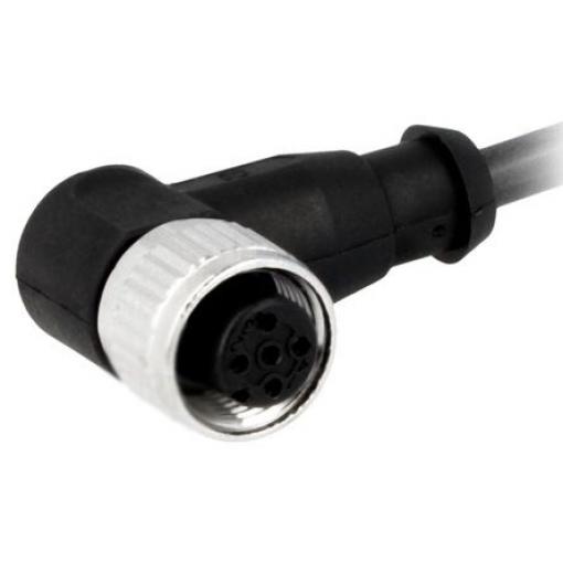 Kabel a konektor, A: Pravoúhlý M12, B: Bez koncovky, IP67, řada: M12 Harting