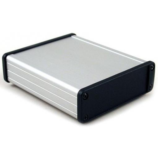 Hammond Pouzdro IP54 Stíněné barva Stříbrná barva Černá Hliník 107 mm 34.9 mm 131.2 mm EMI