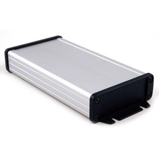 Hammond Pouzdro IP65 Nestíněný S přírubou barva Stříbrná barva Černá Hliník 192.02 mm 31.5 mm 87 mm Polyetylenová pěna
