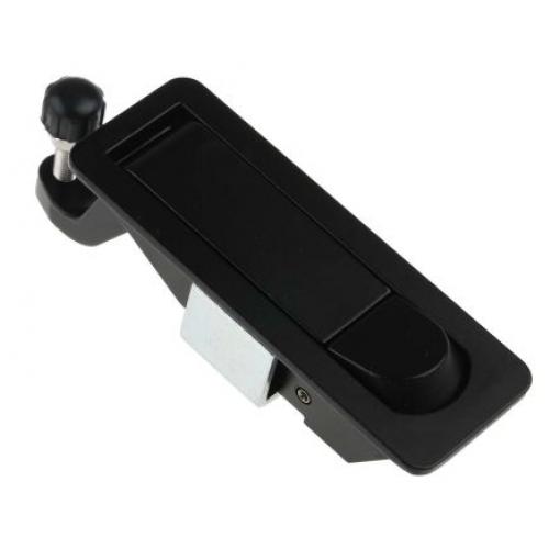 RS PRO Vačková západka, Tlakově litý zinek, Černá, práškové lakování, délka: 111 mm