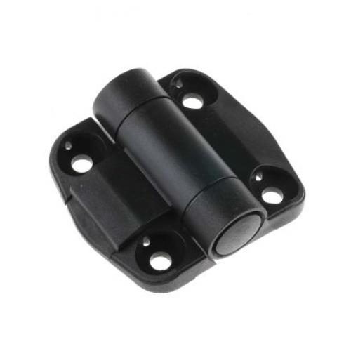 Zarážkový závěs, Matný, Termoplast Pevný Šroubová, délka: 57 mm x 51 mm RS PRO