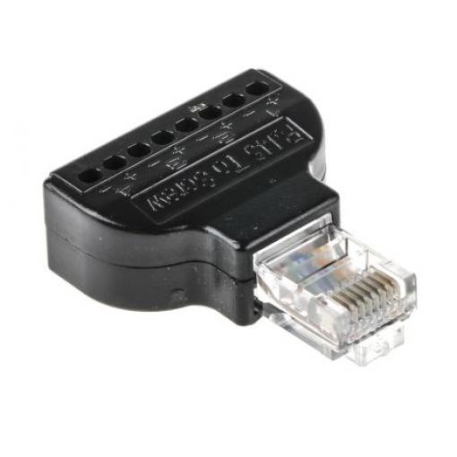 Adaptér RJ, řada: CLB, počet portů: 8portový RJ45, Adaptér RS PRO