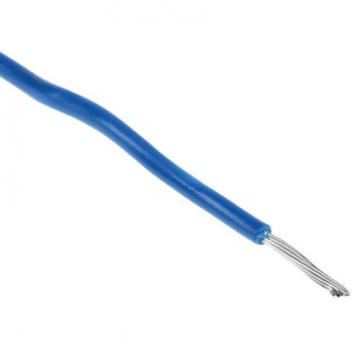 Zapojovací vodič plocha průřezu 0.81 mm², prameny vodičů: 16/0,25 mm pramen vodičů, Modrá, 300 V 305m 18 AWG Alpha Wire