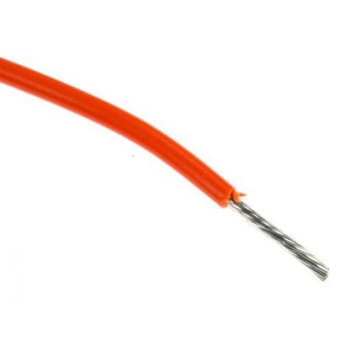 Zapojovací vodič plocha průřezu 0.81 mm², prameny vodičů: 16/0,25 mm pramen vodičů, Oranžová, 300 V 305m 18 AWG Alpha