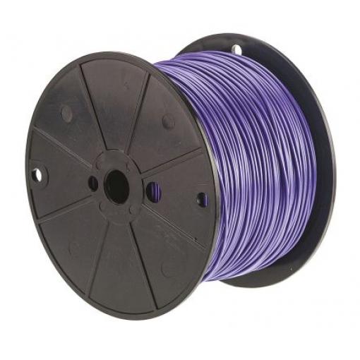 Zapojovací vodič plocha průřezu 0.81 mm², prameny vodičů: 16/0,25 mm pramen vodičů, Fialová, 300 V 305m 18 AWG Alpha