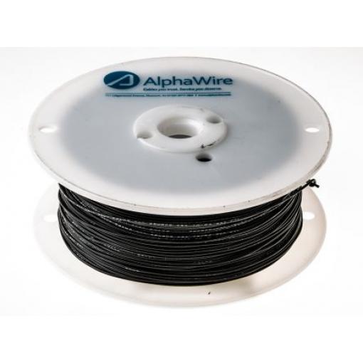 prameny vodičů: 7 Alpha Wire Polyvinylchlorid 3050 BK001