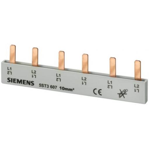 Siemens Přípojnice Měď, rozsah: 5ST 2fázová 400 V ac rozteč 18 mm, rozsah: SENTRON