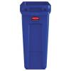 Rubbermaid Commercial Products Nádoba na odpad, Slim Jim 61L, Modrá Plastové