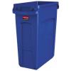 Rubbermaid Commercial Products Nádoba na odpad, Slim Jim 61L, Modrá Plastové