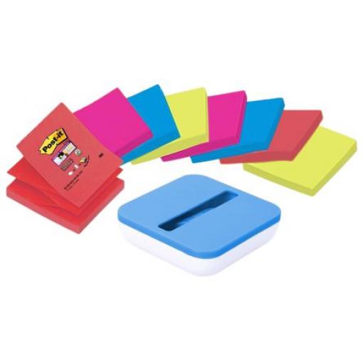 Samolepicí bloček 90 ks, Modrá, Zelená, Oranžová, Červená Post-It