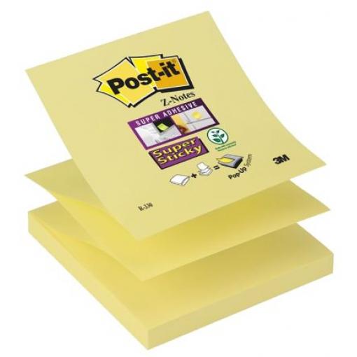 Samolepicí bloček 100 ks, Žlutá Post-It 76 mm 76 mm