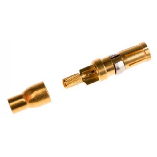 Koaxiální kontakt pro konektor D-Sub, řada: 173112, Vnitřní Pájecí, pokovení: Zlato přes nikl, max. AWG: 10 AWG, min.