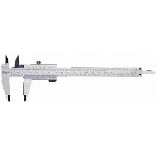 Kalibr 150 mm DW990 Pomocná stupnice, přesnost: ±0.02 mm, rozlišení: 0.02 mm, Metrické, typ displeje: Analogové
