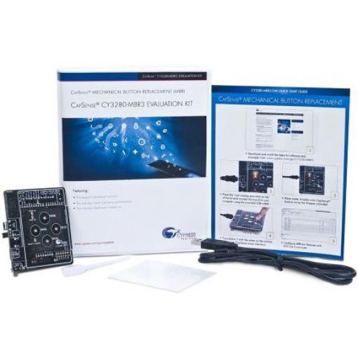 Infineon Vývojový nástroj pro HMI, Tlačítko, CapSense MBR3, klasifikace: Sada pro hodnocení