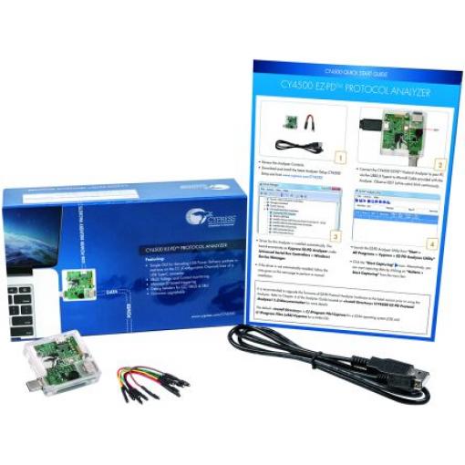 Programovací nástroje a obvodové emulátory Analyzátor energie USB PSoC 5LP Analyzátor protokolu EZ-PDTM Infineon