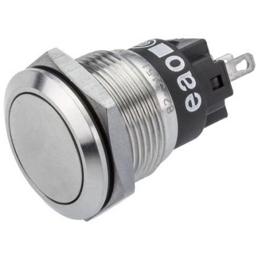 EAO Tlačítkový spínač, řada: 82 IP65, IP67 SPDT Panel Okamžité 19 mm 3 A 240 V dc 240 V ac
