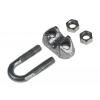 Úchyt ocelového lana, Steel (Bridge), Uhlíková ocel (U-šroub) 6 mm DIN 741 RS PRO