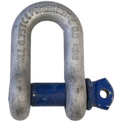 Závěsné oko, Třmen D, Legovaná ocel, 4.75 t RS PRO