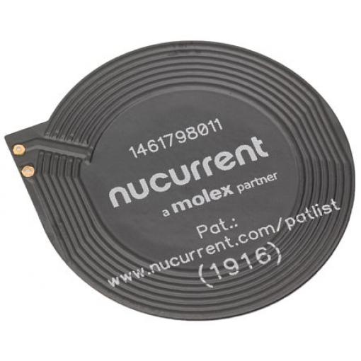 Cívka pro bezdrátové nabíjení, řada: 146179, Měď Přijímač prům. 26.5 mm 2.6 μH, 245 mΩ, Molex