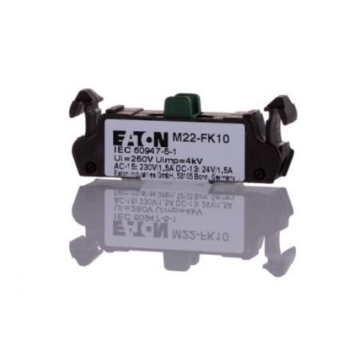 Eaton Blok kontaktů, řada: RMQ Titan M22 Blok kontaktů 1 NO 230 V ac, 24V dc Nástrčný