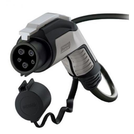 Konektory pro elektrická vozidla, řada: EV-T1G3C-1AC20A-4.0M2.5ESBK01, počet kontaktů: 5, 2 (Signal Contact) A, 20