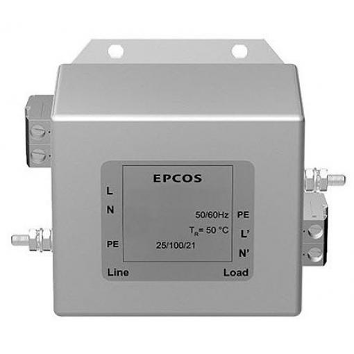 Filtr EMC, řada: B84142A*166, 250V ac/dc, 50/60 Hz, Montáž na rám, Jazýček, 16 A, počet fází: 1, 1.73 mA, EPCOS, 1, 10