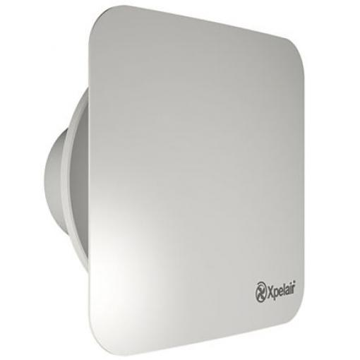 Xpelair Nástěnný ventilátor 93172AW, řada: C6 Strop, Montáž do panelu, Nástěnná montáž, Okno Čtvercový, průtok vzduchu: