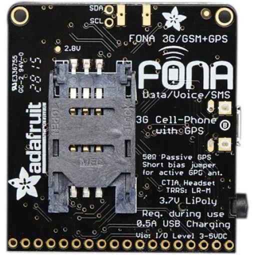Komunikační a bezdrátový vývojový nástroj 3G cellular Breakout Mobilní FONA 3G GSM ADAFRUIT INDUSTRIES, klasifikace: