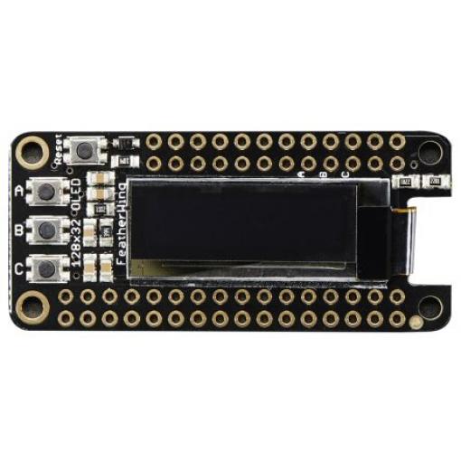 Deska displeje 2900 Přídavná deska ADAFRUIT INDUSTRIES OLED FeatherWing 1 in Displej OLED 128x32 Monochrome OLED, pro