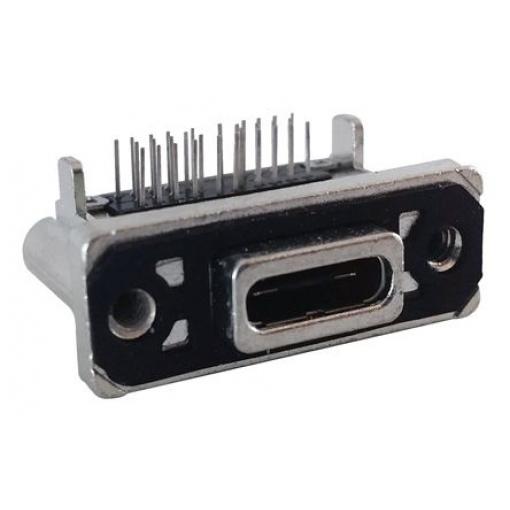 Amphenol Communications Solutions Konektor USB, řada: MUSBR Vnitřní, počet portů: 1portový, orientace těla: Pravý úhel