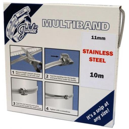 Pásek hadicové spony, počet kusů: 1, Nerezová ocel Jubilee 9.5 mm 25 mm