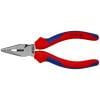 Kombinované kleště 1, celková délka: 145 mm, Vanadová elektrická ocel Špičatý Knipex