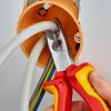 Kleště na odizolování a tažení 1, celková délka: 165 mm, Vanadová ocel Knipex Splňuje normu VDE/1000V