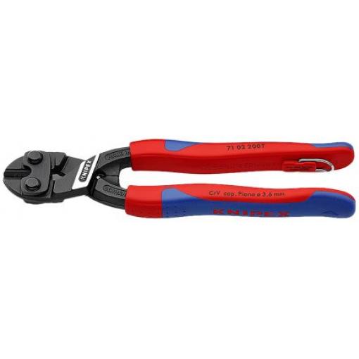 Kompaktní štípací kleště 71 02 200 T, celková délka: 200 mm, Plastové, kapacita řezání: 6 mm, Plastové Knipex
