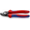 štípací kleště na kabely, celková délka: 165 mm, Nástrojová ocel kapacita řezání 15mm, číslo modelu: Knipex Knipex