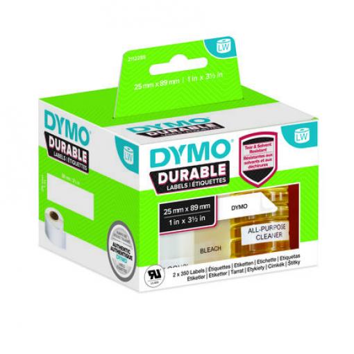 Dymo Role do tiskáren štítků Bílá Černá Dymo 450, Dymo 450 Duo, Dymo 450 Turbo, Dymo 450 Twin Turbo, Dymo 4XL, Dymo