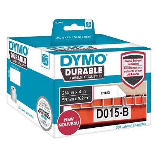 Dymo Role do tiskáren štítků Bílá Černá 102 mm Dymo 4XL, Dymo Wireless, Dymo 450 Twin Turbo, Dymo 450 Turbo, Dymo 450