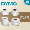 Dymo Role do tiskáren štítků Bílá Bílá 89 mm Dymo 450 DUO, Dymo 450 Turbo, Dymo 4XL, Dymo 450 Twin Turbo, Dymo Wireless,