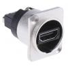 RS PRO Průchozí konektor HDMI, číslo řady: CP, 38.5 mm Vnitřní, počet kontaktů: 2, orientace těla: Rovný, 40 V