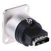RS PRO Průchozí konektor HDMI, číslo řady: CP, 38.5 mm Vnitřní, počet kontaktů: 2, orientace těla: Rovný, 40 V