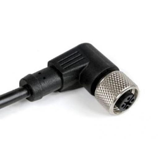 Kabel ovladače snímače, A: Vnitřní, A: M12, Pravoúhlý 4, B: Bez koncovky, B: Neuzavřený, 250V, IP67, řada: CBF RS PRO 2