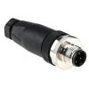 Kulatý konektor, počet kontaktů: 4, Kabel, velikost: M12 TE Connectivity, pohlaví kontaktu: Vnější, orientace těla: